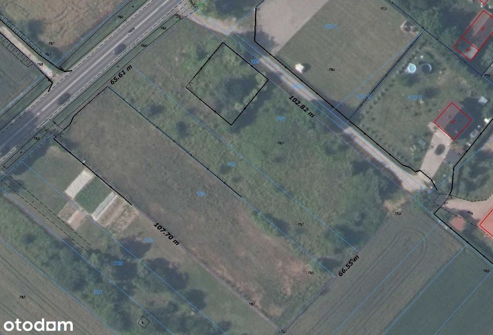 Turka - działka pod osiedle domków - Widok 2
