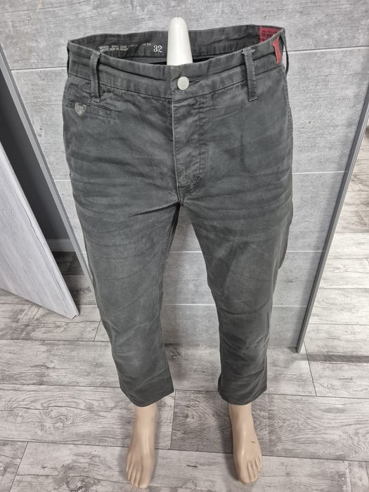 Męskie spodnie chinosy Replay khaki chino W32