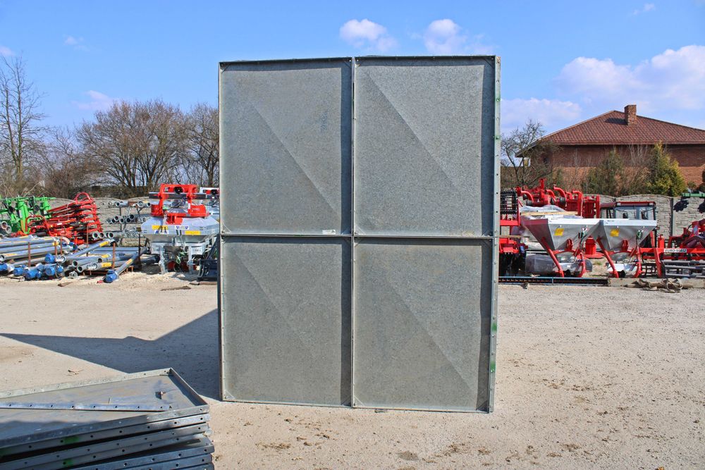 Silos do zboża 165 ton Niemiecki ocynk KWADRATOWY  3x55 ton