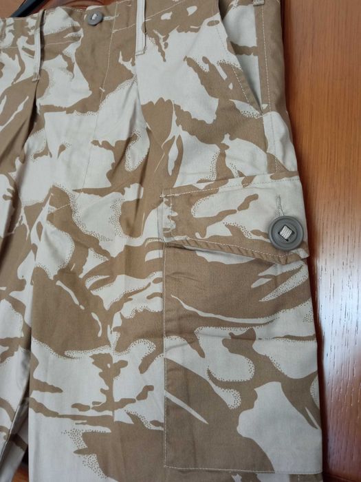 Calções camuflados militares DPM Deserto do Exército britânico Ripstop - Lote de 2 pares