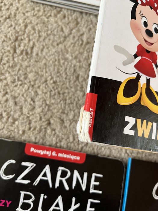 Książeczki kontrastowe Czuczu Disney