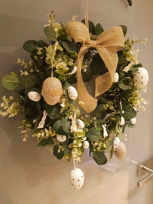 Wianek na drzwi, wianek dekoracyjny, wielkanocny