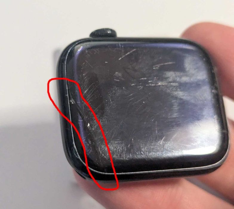 Під переклей скла дисплей модуль екран Apple Watch 7 45