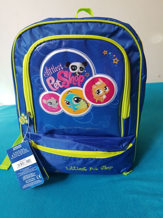 Plecak idealny na wycieczki lekki niebieski Littlest Pet Shop NOWY