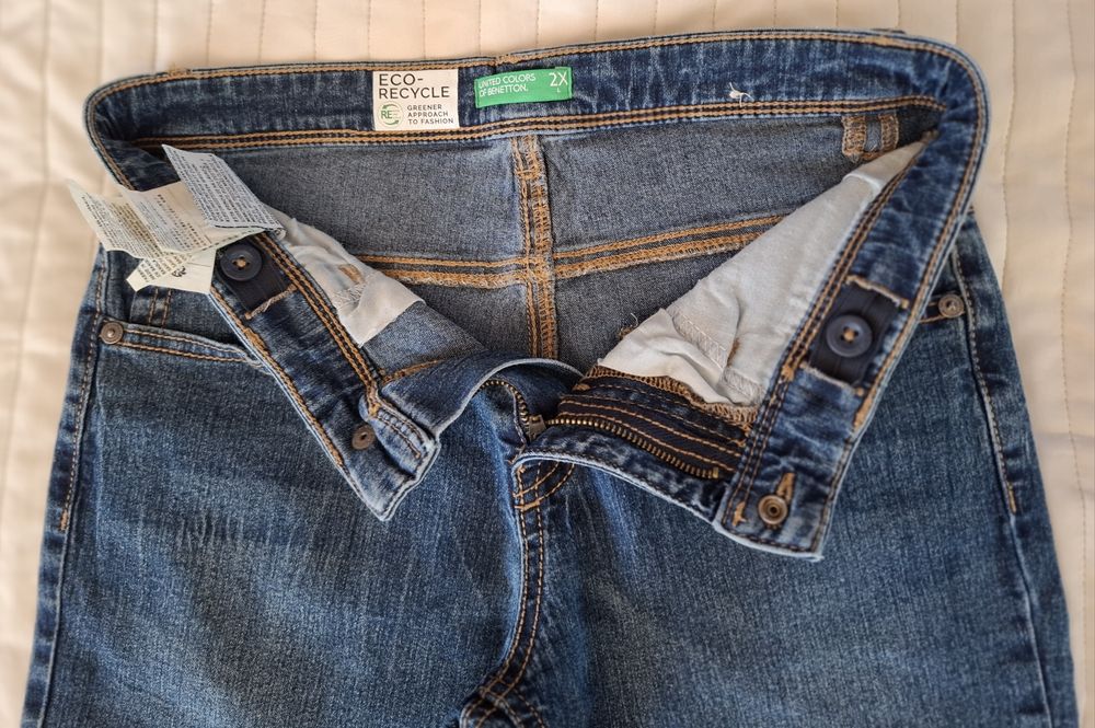 Jeansy Benetton dla chłopca, rozm. 164