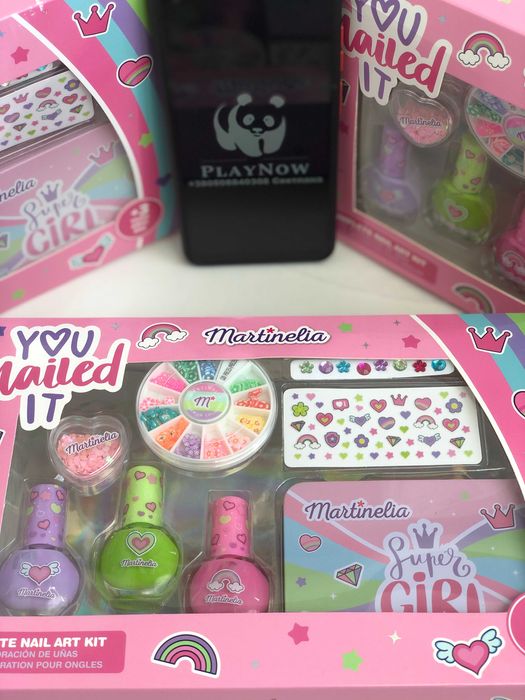 Распродажа‼️Набор для маникюра Martinelia Супер девушка Детский лак *
