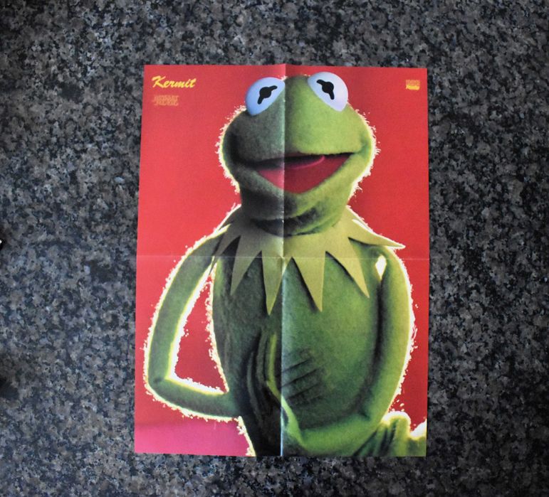 Poster Vitange - Muppet Movie- Kermit / Olivia Newton-John & Andy Gibb