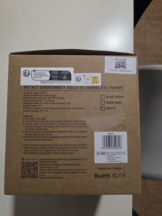 Bebedouro Automático para Gatos Pekit novo