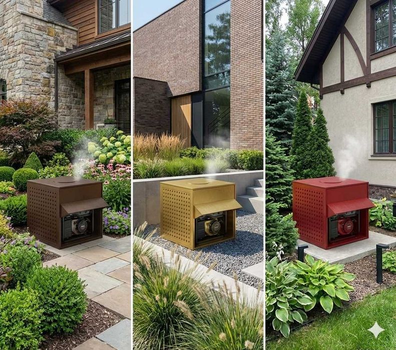 Захист,кожух, бокс, навіс, чехол для генератора