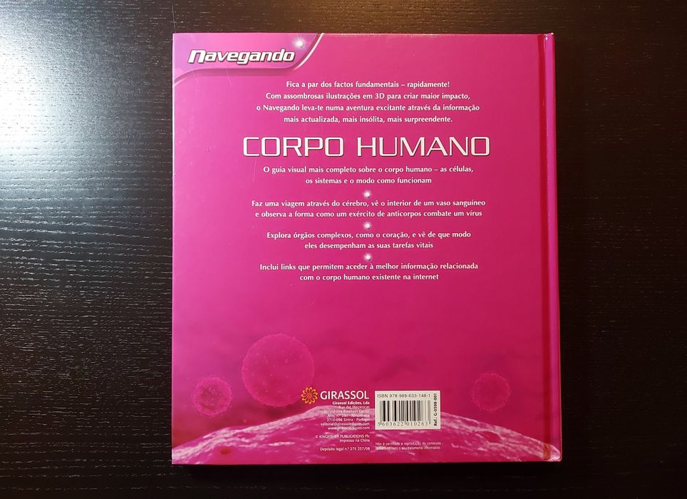 Livro educativo O Corpo Humano