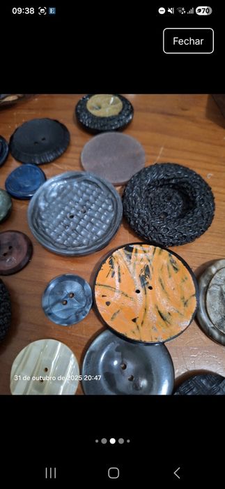 Botões antigos do tempo da minha avó