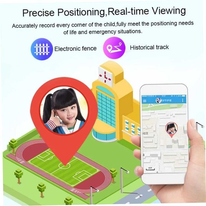 Детские умные смарт часы Q16 с камерой прослушкой геозоной Sim-картой