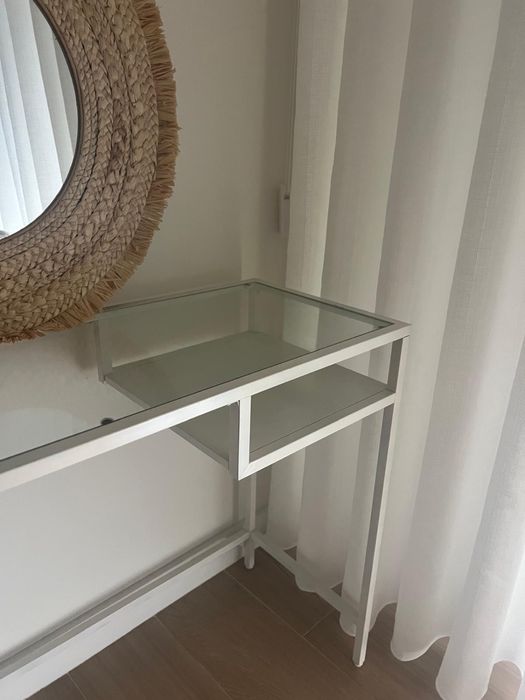 Conjunto secretária mais espelho