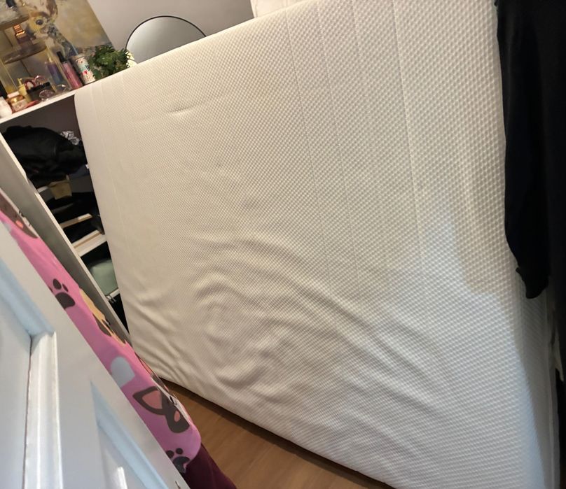 Colchão de espuma, firme/branco 140X200 cm