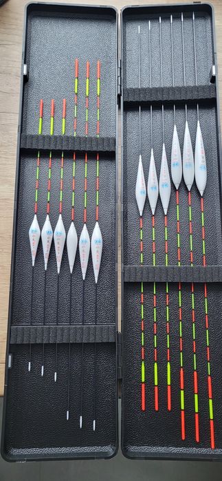 Zestaw splawików z pudelkiem