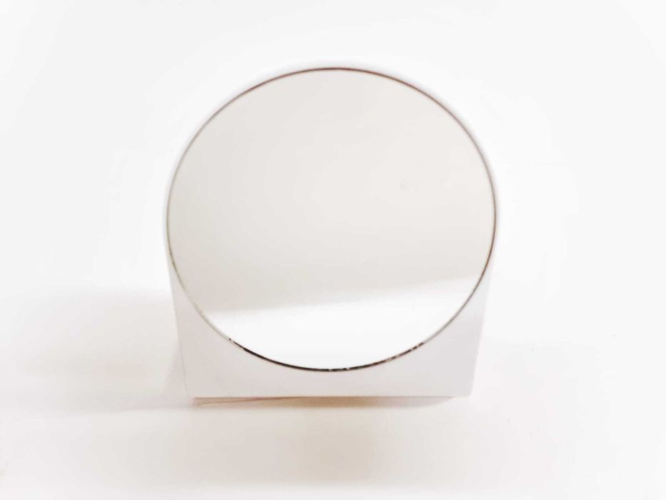 Espelho de maquilhagem Space Age anos 70