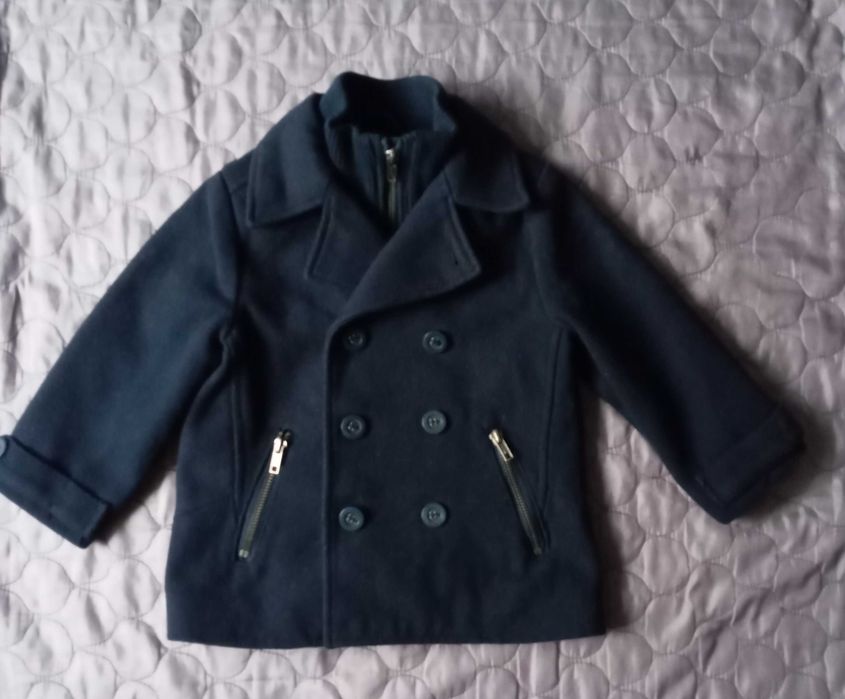 Пальто шерстяное, полупальто, куртка H&M, на рост 92см
