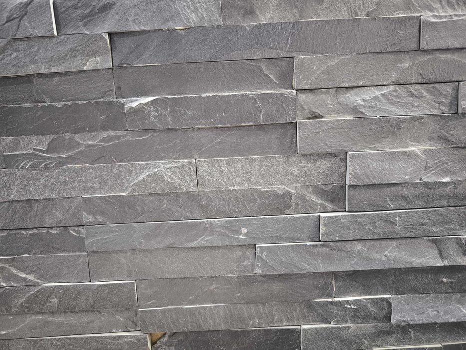 Panele Kamienne Black Slate, Kwarcyt Black i Beige.