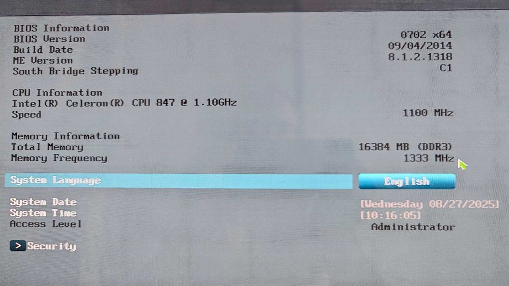 Mini PC Asus, Intel, 16GB RAM, 250GB+2TB + UPS APC