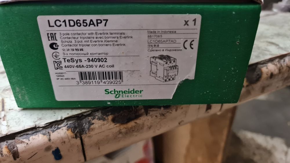 Contactores novos varios