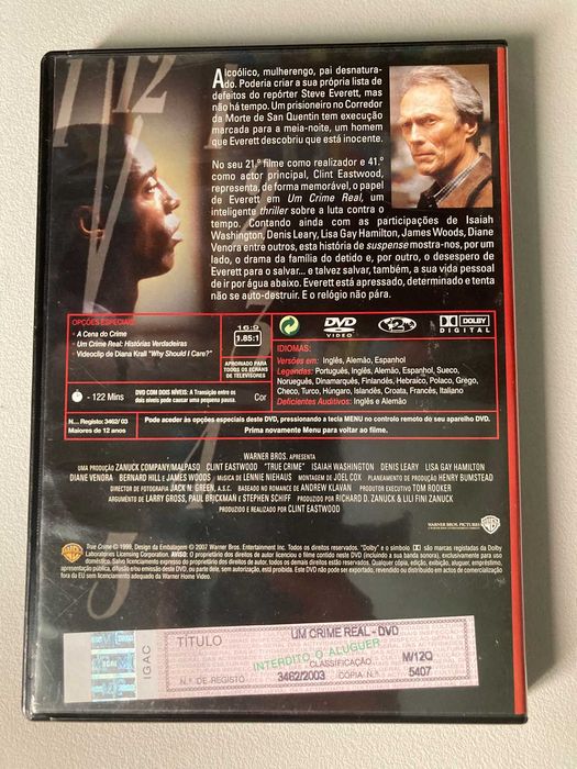 [DVD] Um Crime Real (True Crime)