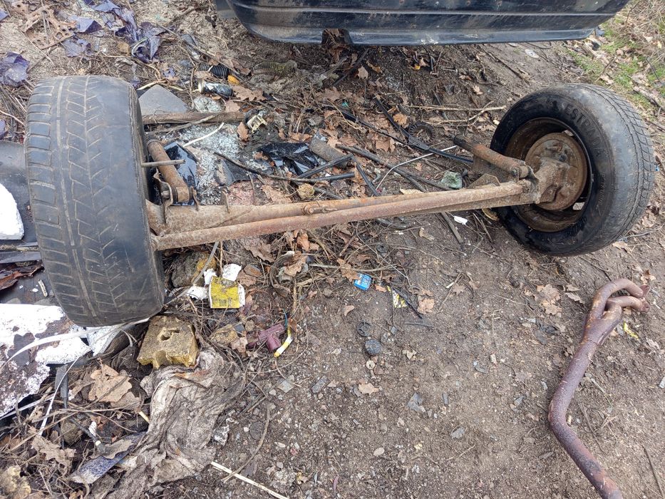 Москвич 2141 балка ось прицеп мотоблок