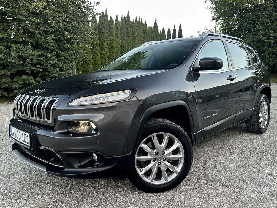 JEEP CHEROKEE LIMITED 2.0D 170PS 4x4 Reduktor FULL Panorama LED Wentyle Radar LIFT 2" KOZAK !