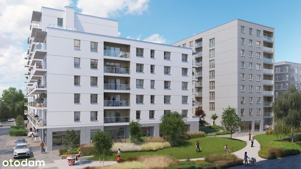 3-pokojowe mieszkanie 53m2 + balkon Bezpośrednio