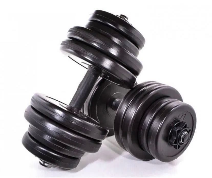 Розбірні гантелі 32 кг | Для дому та залу