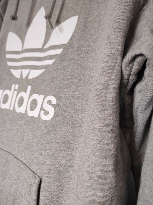 Adidas bluza z kapturem kangurka hoodie oversize xl