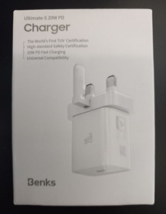 Wtyczka ładowarki USB C BENKS 20 W, szybkie ładowanie