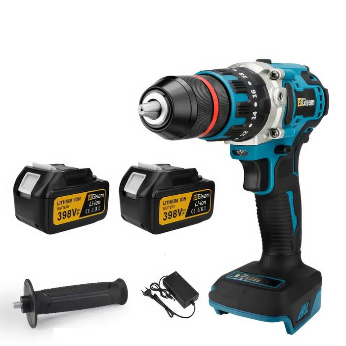 Wkrętarka udarowa 2 baterie 3Ah + ładowarka bat, Makita