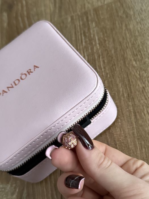 Pandora charm charms pink pave daisy flower stokrotka