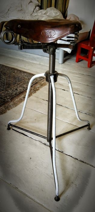 Taboret krzeslo barowe hoker jedyne recznie rob. Loft design.