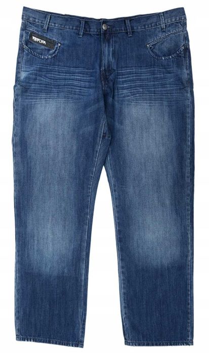 Duże spodnie jeansowe REPLIKA JEANS pas 108cm r44