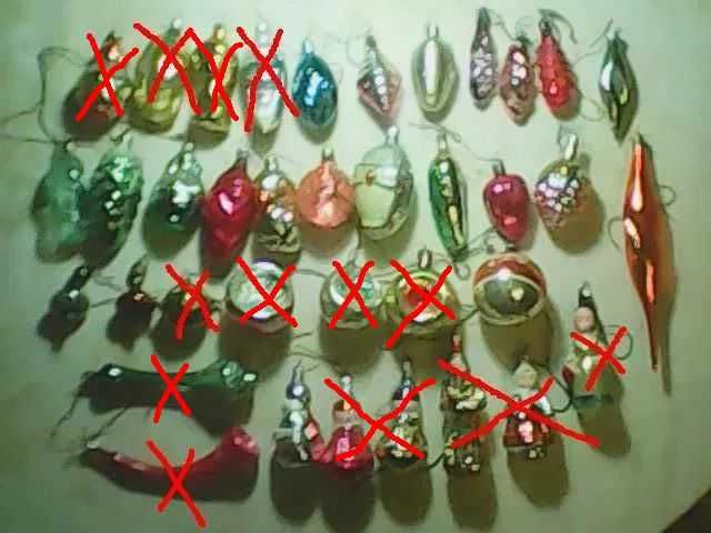 Елочные игрушки времен СССР