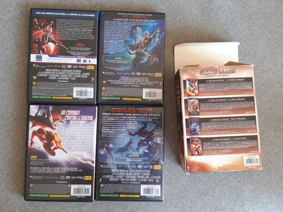 Pack 4 DVD "Justice League"