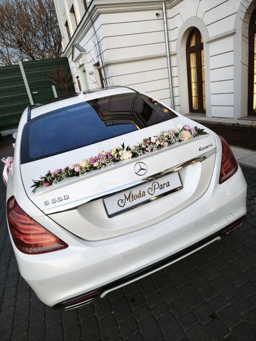 Auto do ślubu mercedes S klasa