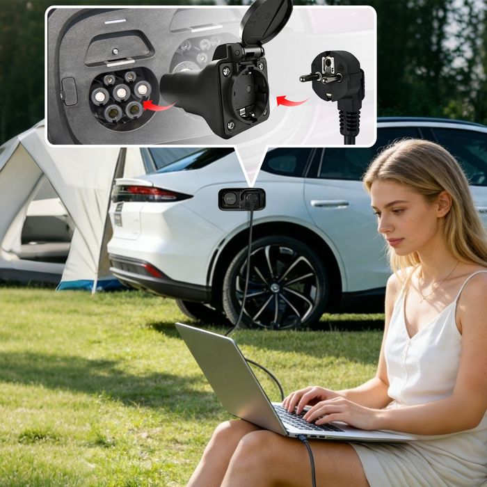 Розрядник v2l GBT 16A 3.5kw schuko plug socket 1 зарядка adapter Китай