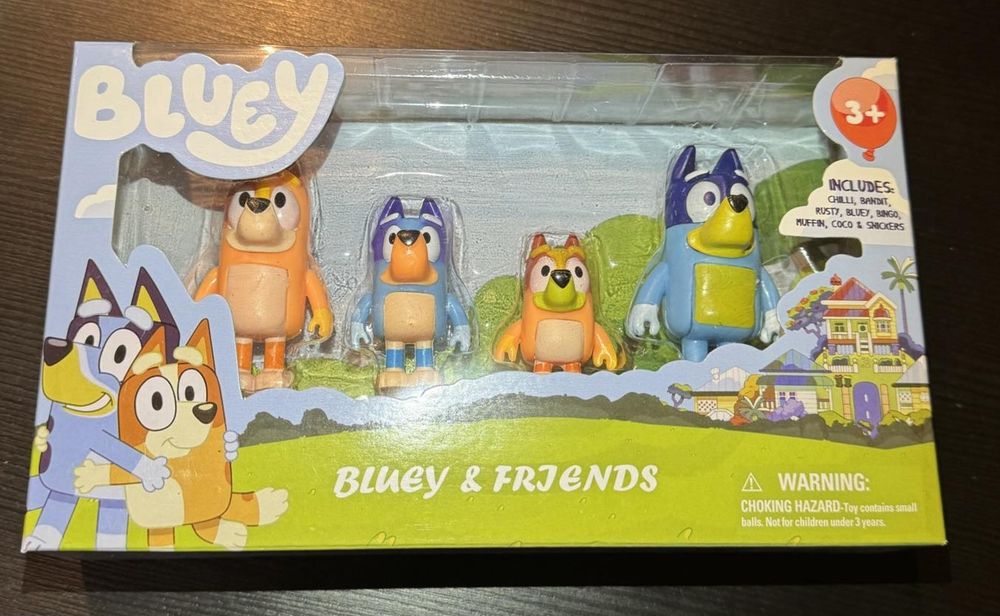 Bluey & frjends sztywne figurki