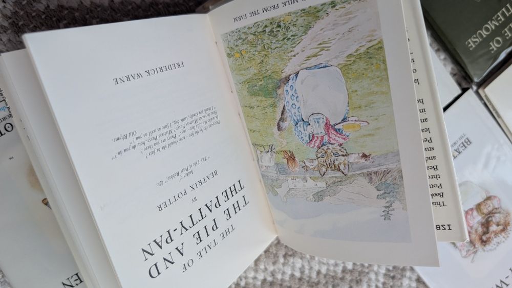 Набор книг Беатрис Поттер детские сказки Beatrix Potter кролик питер