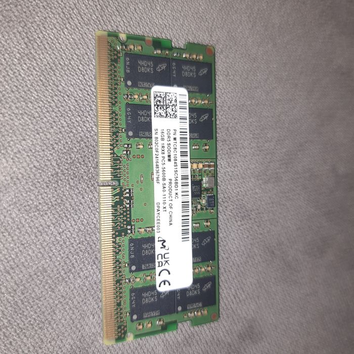 So-dim DDR5 2x16Gb (32 Gb) 5600