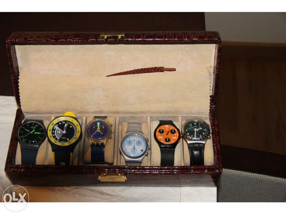 6 Relogios Swatch de colecção!