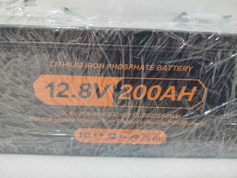 LiFePO4 акумулятор 12V 200Ah (2560Wh) у МЕТАЛЕВОМУ корпусі+запобіжник