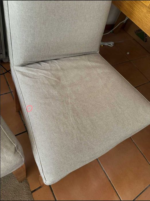 4 x cadeiras de mesa de jantar cinzento claro da IKEA BERGMUND 120€ para todos!!