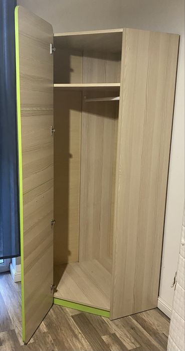 Szafa narozna Lorento  Jesion/zielony