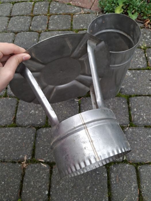 Daszek na rurę od komina