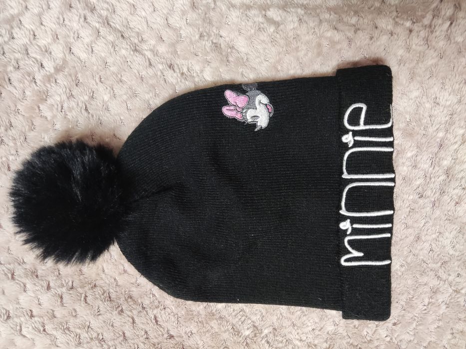 Czarna czapka Minnie