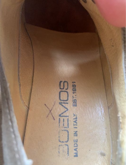 Туфли женские замша кожа Boemos