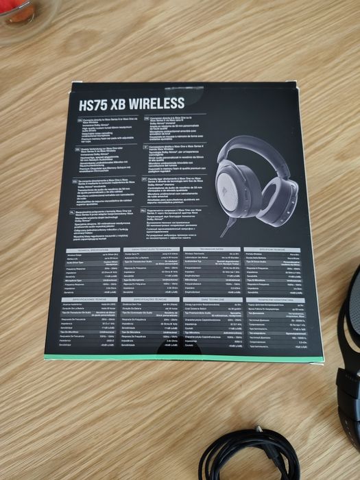 Słuchawki Corsair HS75 XB Wireless.